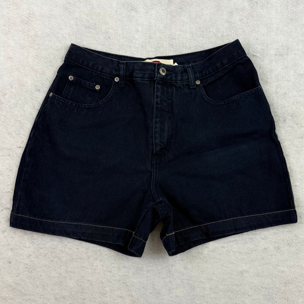 Vintage Chazzz Denim Shorts Women’s Size 11 Dark Wash High-Rise 100% Cotton
